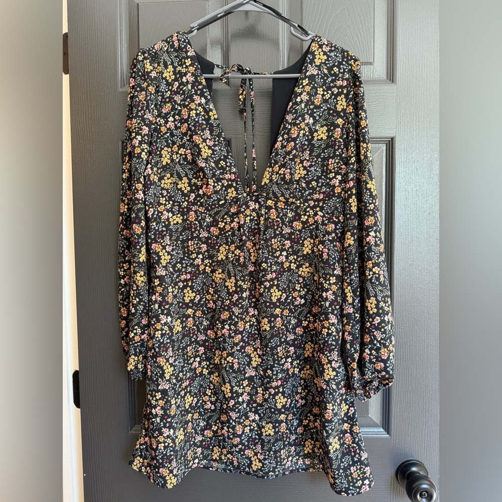 Forever 21 Black Floral Dress